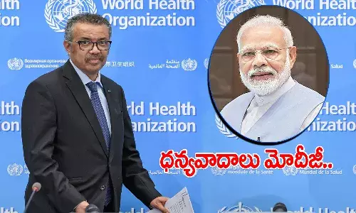 ప్రధాని మోదీకి ధన్యవాదాలు తెలిపిన డబ్ల్యూహెచ్వో