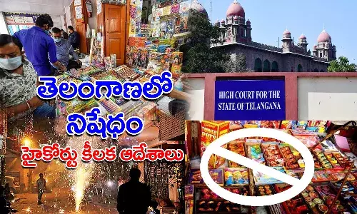 తెలంగాణ హైకోర్టు సంచలన ఆదేశాలు.. టపాకాయలు బ్యాన్