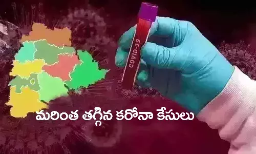 తెలంగాణలో మరింత తగ్గిన కరోనా కేసులు