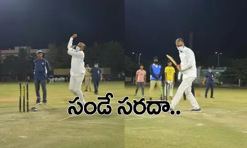 ఆదివారం.. ఆర్థిక‌మంత్రి.. ఆట‌విడుపు..!