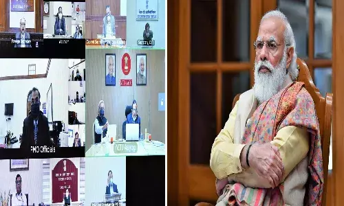 క‌రోనా వ్యాక్సిన్‌ పంపిణీ.. అధికారుల‌తో మోదీ స‌మీక్ష‌