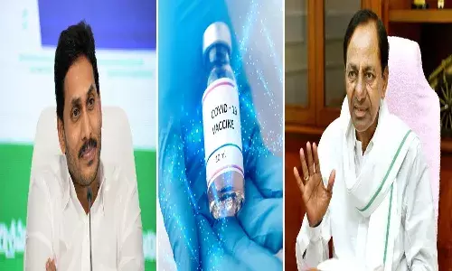 వ్యాక్సిన్లు ఇవ్వడానికి సిద్ధంగా ఉన్నామంటున్న తెలుగు రాష్ట్రాల ముఖ్యమంత్రులు