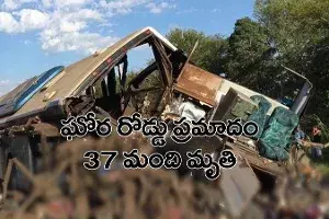 బ్రెజిల్లో ఘోర రోడ్డు ప్రమాదం.. 37 మంది దుర్మరణం బ్రెజిల్లో ఘోర రోడ్డు ప్రమాదం.. 37 మంది దుర్మరణం