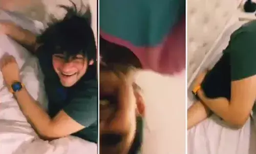 నాన్నా.. నువ్వు తప్పించుకోలేవు అంటోన్న సితార.. వీడియో వైరల్