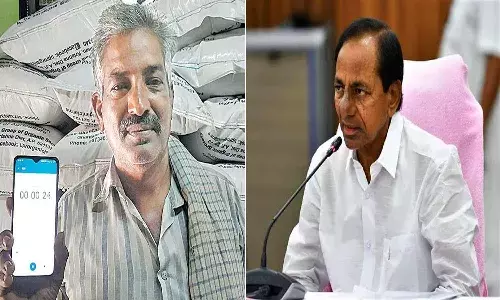 ఆంధ్రప్రదేశ్ ఆదర్శ రైతుకు తెలంగాణ సిఎం ఫిదా