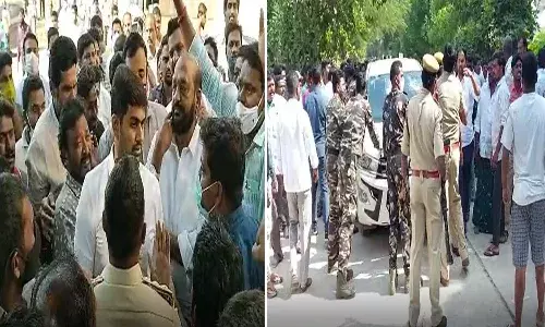 తాడిప‌త్రిలో ఉద్రిక్త‌త‌.. జేసీ ప్ర‌భాక‌ర్‌రెడ్డి ఇంటిపై దాడి