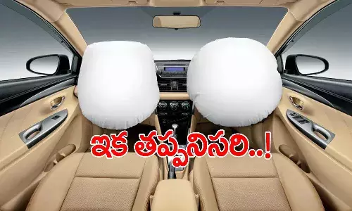 ఎయిర్ బ్యాగ్స్ ను తప్పనిసరి చేసిన కేంద్రం