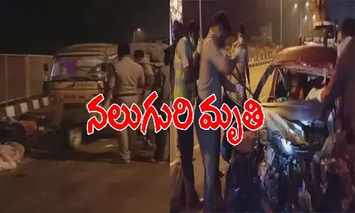 road accident in prakasham