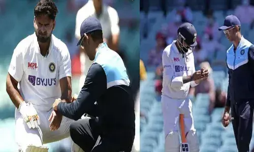 Rishabh Pant and Ravindra Jadeja Taken For Scans