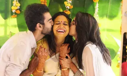 sunitha mehandhi function