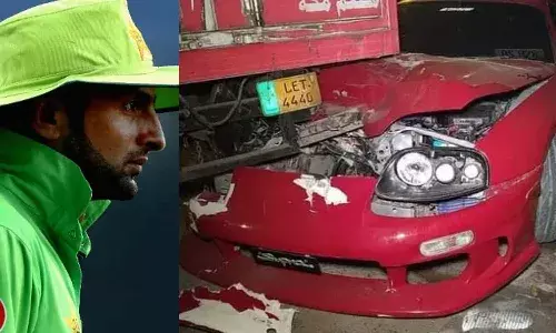 car accident in Lahore