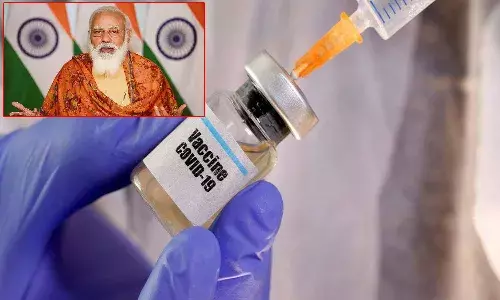 దేశవ్యాప్తంగా వ్యాక్సినేషన్ను ప్రారంభించిన మోదీ