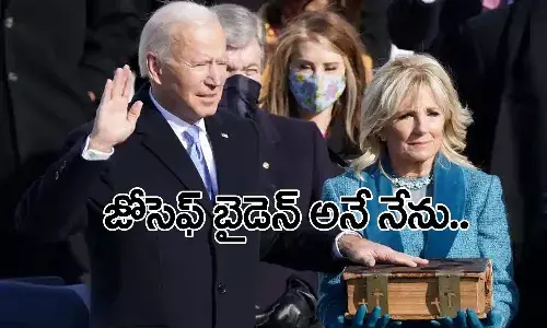 Joe Biden is sworn in as 46th US president