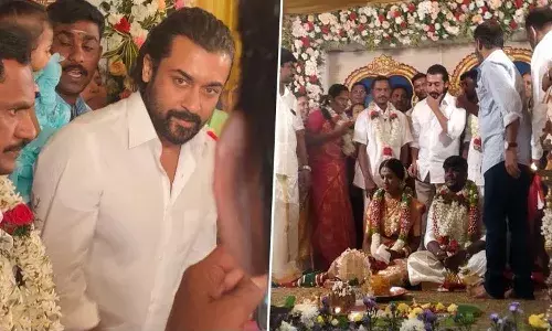 Suriya Attends A Fan’s Wedding Ceremony