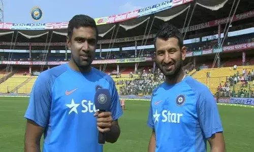 Ashwin puts a tough challenge infront of Puajara