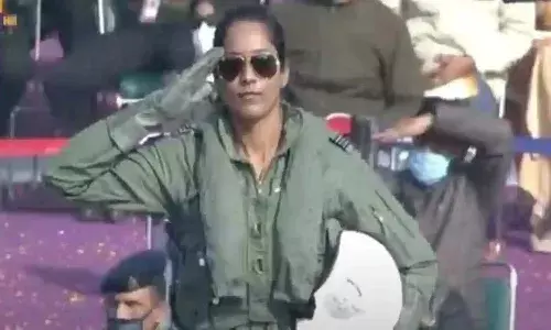 Bhawana Kanth becomes 1st woman fighter pilot to be part of IAF’s tableau.