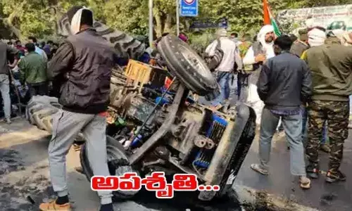 ట్రాక్టర్ ర్యాలీలో అపశృతి.. రైతు మృతి