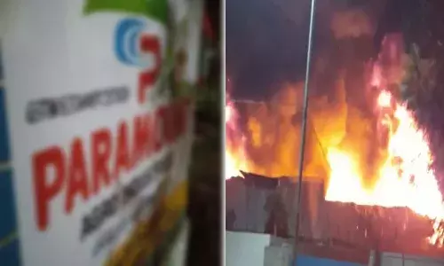 Huge Fire Accident In Vishakapatnam