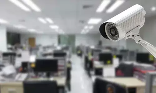 Web designing firm owner installs CCTV camera in women employees’ toilet.