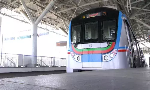 Heart Transport In Hyderabad Metro Train