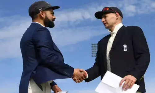 England won the toss and elected to bat firs in chennai test.