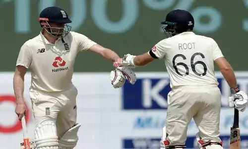 Joe Root Dom Sibley show put England on top in Chennai test