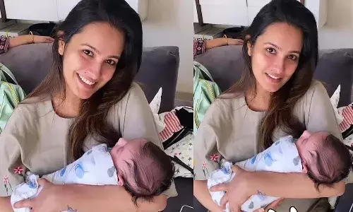 Actress Anita Hassanadani blessed with a baby boy