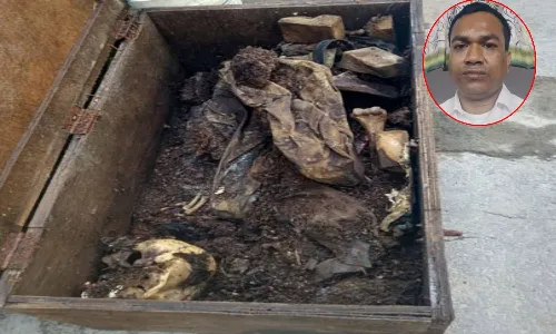 Mystery revealed in skeleton in a wooden box