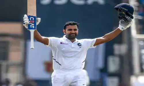 చెన్నైటెస్ట్.. శతకంతో సత్తా చాటిన రోహిత్.. కోహ్లీ డకౌట్