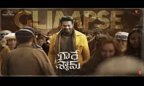 Radhe Shyam Telugu Glimpse out now
