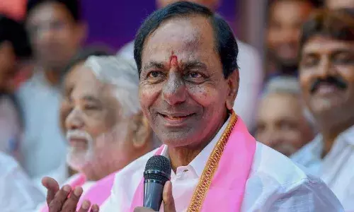 Candle Blast In CM KCR Birthday Ceremony