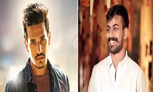 Fanwar Between AKhil And Vaishnav Tej