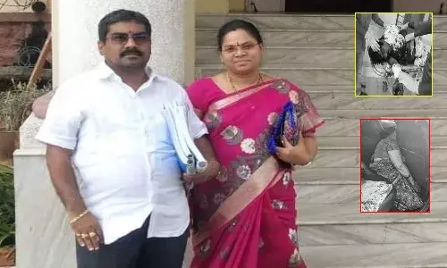 Lawyer couple murdered in peddapalli district.