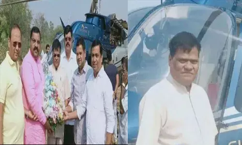 Farmer who bought a helicopter For Milk Business
