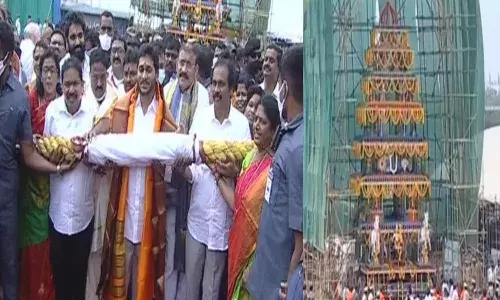 AP CM Jagan to inaugurate new chariot for Antarvedi temple