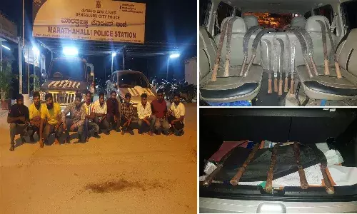 Bengaluru has arrested 11 persons including two rowdy sheeters