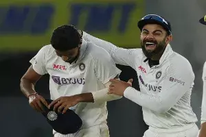 గులాబీ టెస్టులో టీమ్ఇండియా ఘన విజయం గులాబీ టెస్టులో టీమ్ఇండియా ఘన విజయం