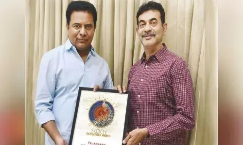 మంత్రి కేటీఆర్‌కు స్కోచ్ అవార్డు