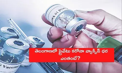 తెలంగాణలో కరోనా టీకా ధర ఎంతంటే..?