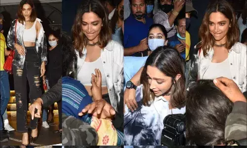 అభిమానుల మధ్యలో దీపిక పదుకొణే.. హ్యాండ్ బ్యాగ్ దొంగిలించే యత్నం..!