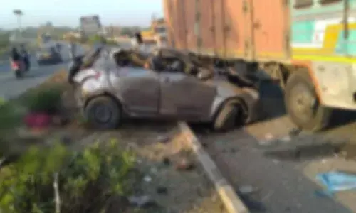 Road Accident at Rangareddy district