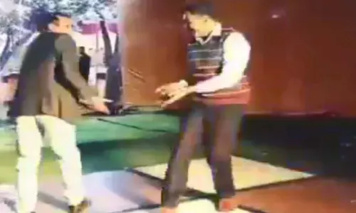 SP and Inspector clash Sapna Chaudhary in Gajban Pani Le Chali