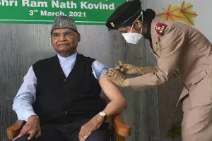 President Ramnath Kovind receives first dose of covid19 vaccine President Ramnath Kovind receives first dose of covid19 vaccine