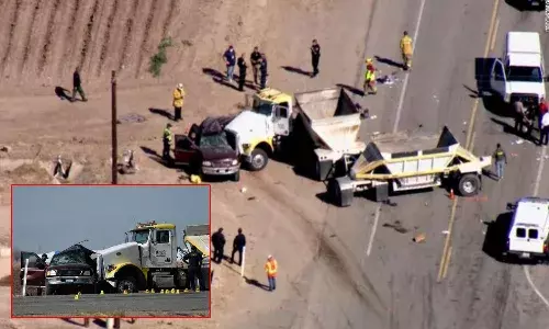 More than a dozen dead in crash involving SUV and semi truck in California