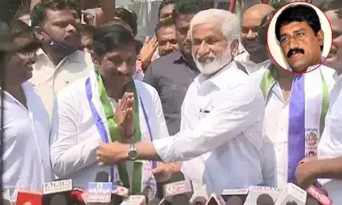 MP Vijaya Sai Reddy says Ganta Sreenivasarao will join in ycp