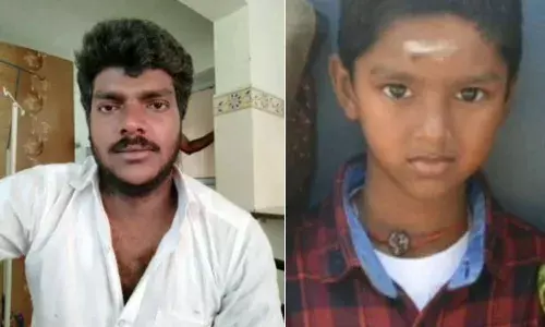 Father killed four year old son in tiruvarur district