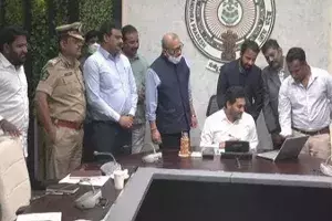 YS Jagan launches AP Fact Check website YS Jagan launches AP Fact Check website