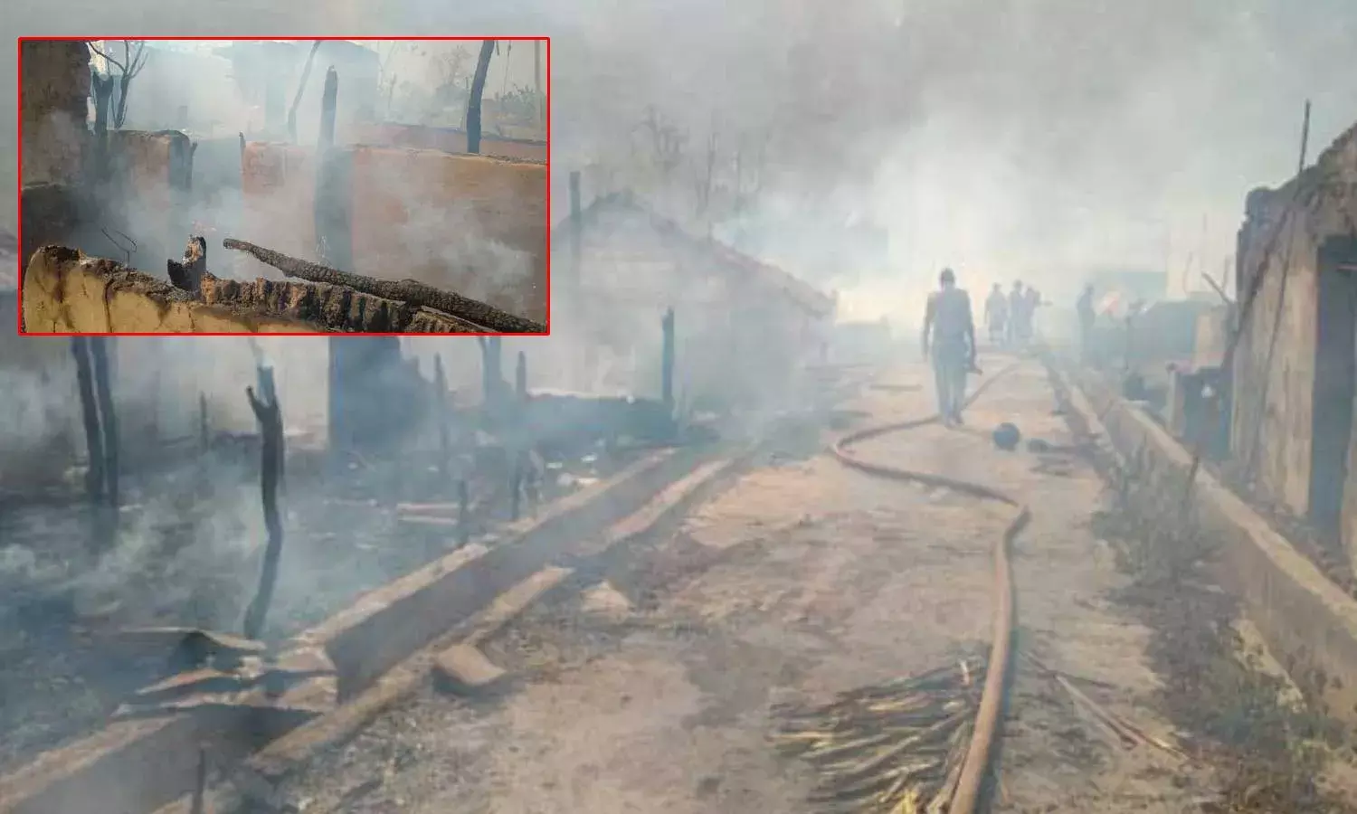 Fire accident Bondapalli