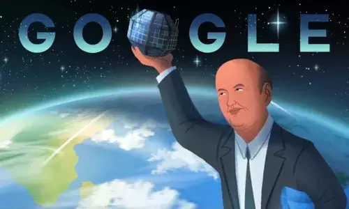 Satellite Man Of India Google Today Doodle