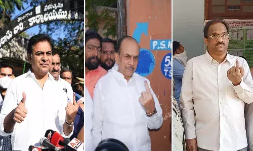 Celebrities Cast Their Vote In MLC Polls